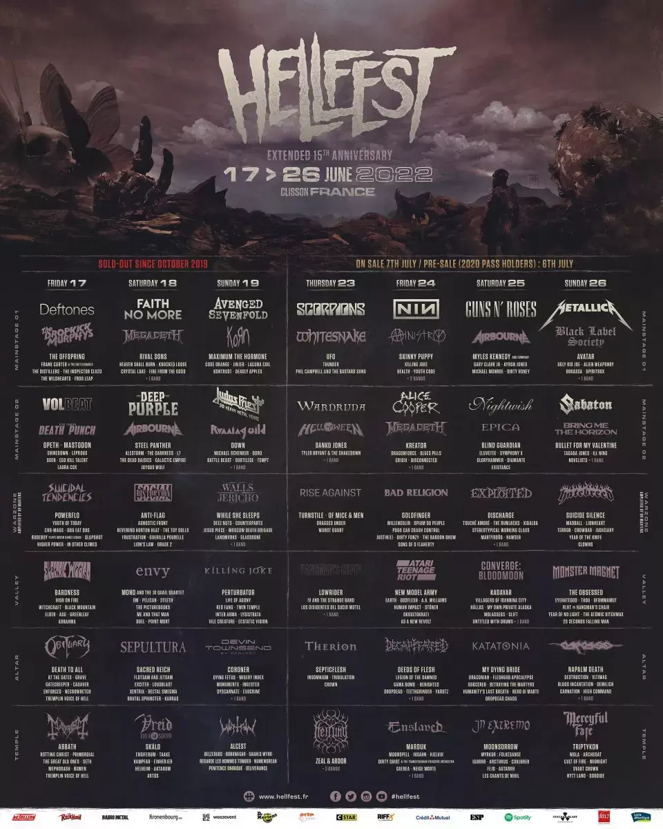 Hellfest 2022 affiche 960x1200