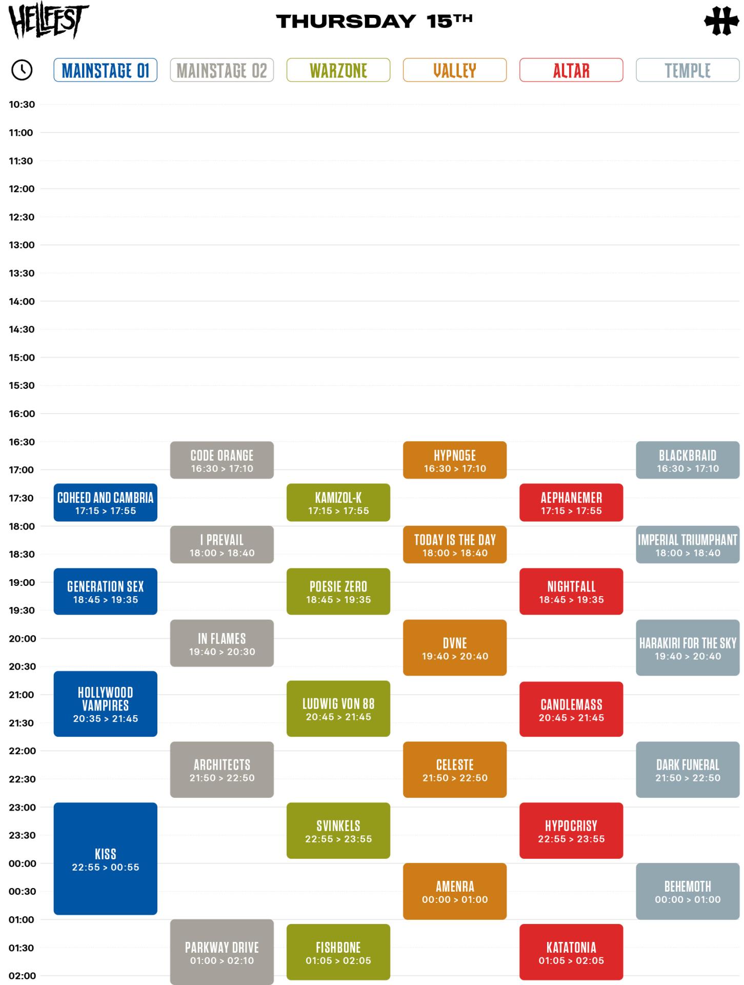 Hellfest jeudi 15 juin 2023