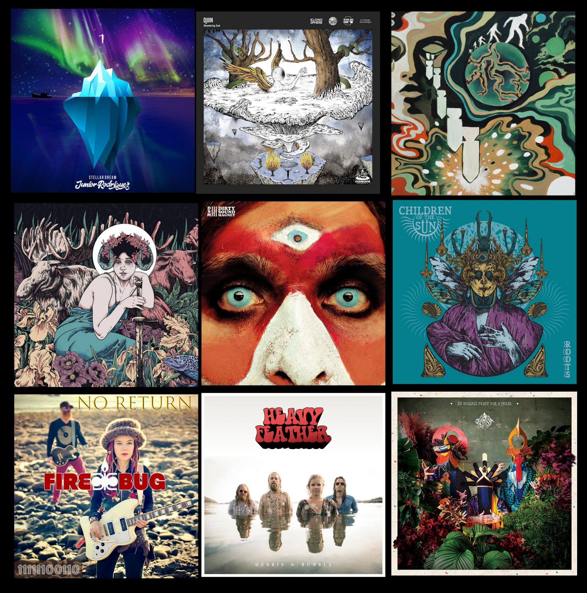 Rock psychedelique 9 albums