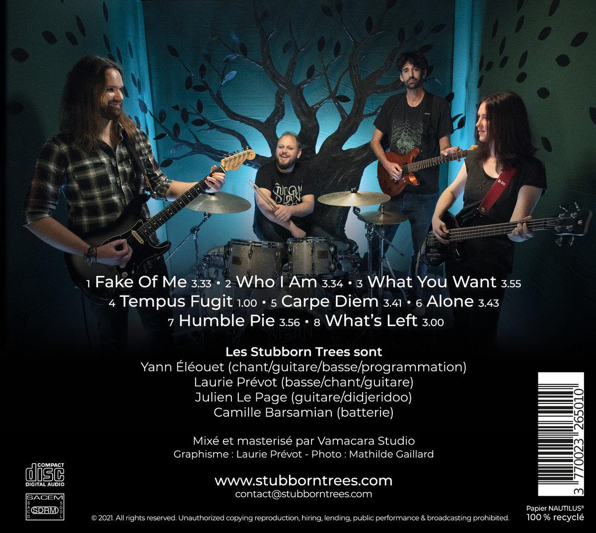 Stubborn trees back cd
