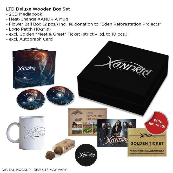 Xandria packaging